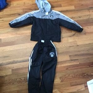 Brooklyn Nets matching Jacket and Wind Pants